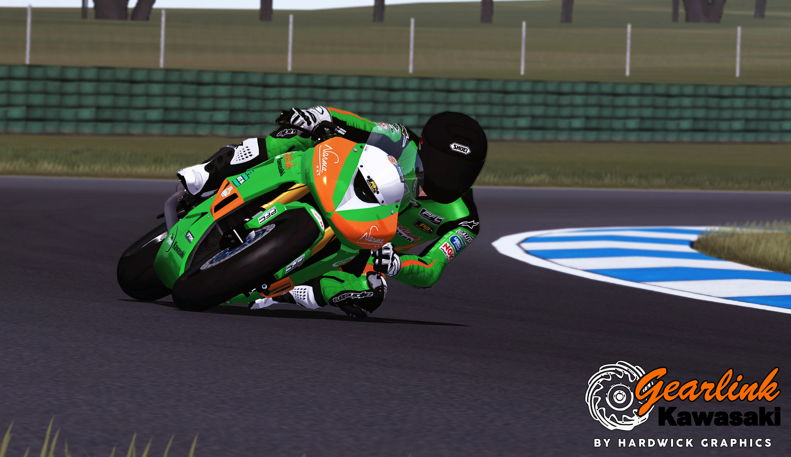 Gearlink Kawasaki paint - Victoria