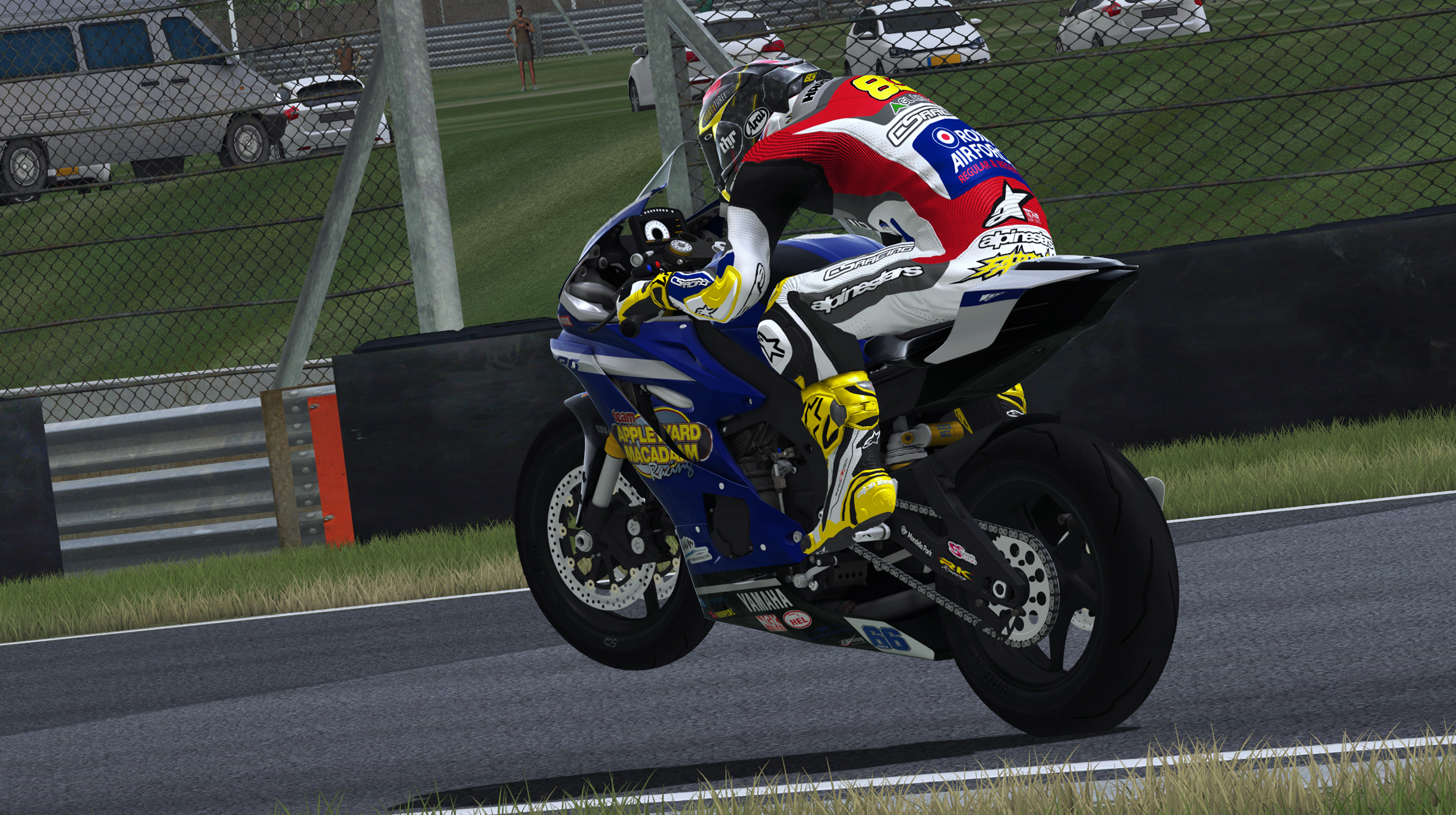 Rhys Irwin paint - Donington Park