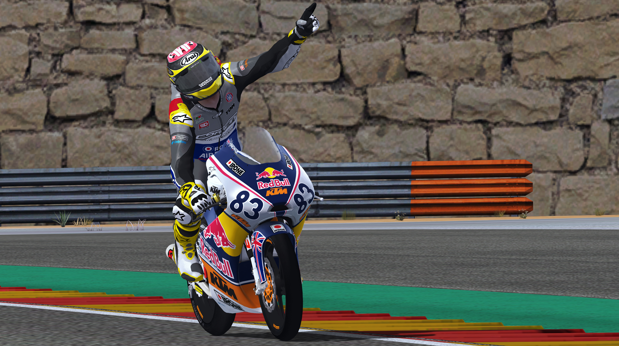 Red Bull Rookies paint - Aragon